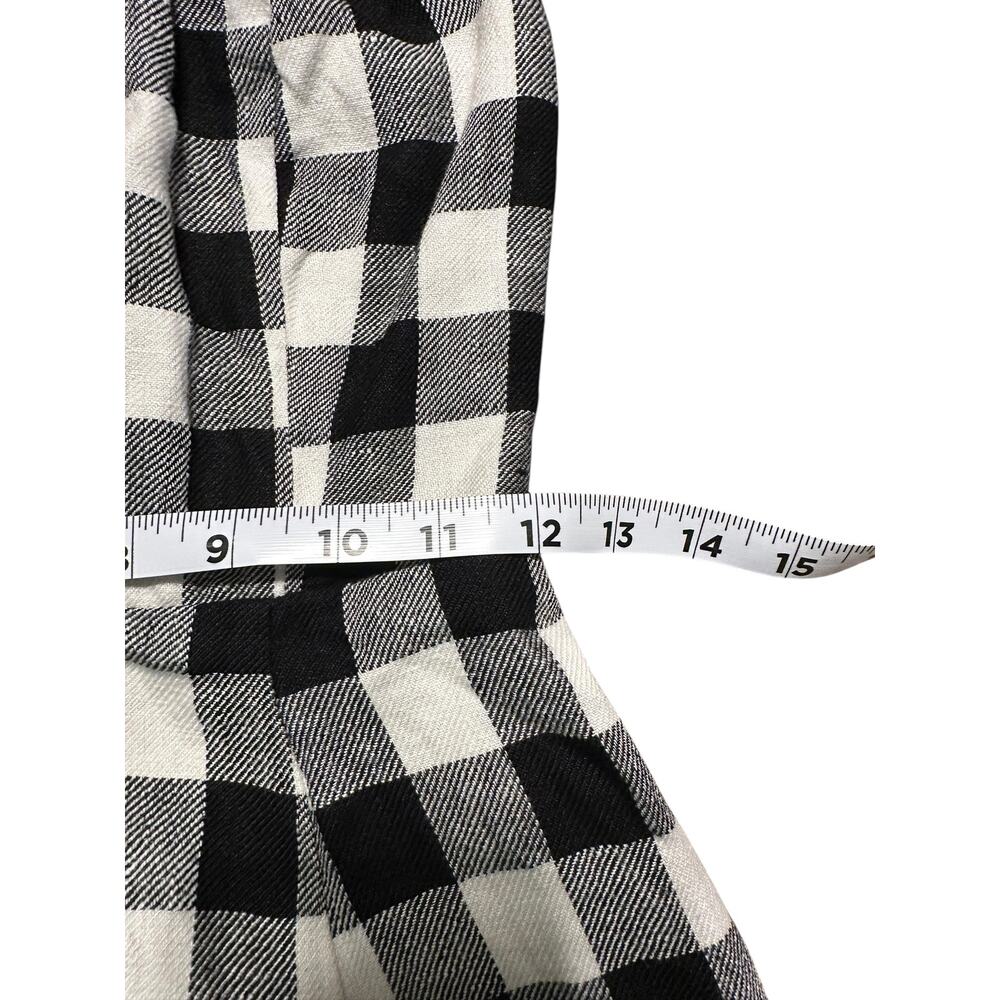 Reformation Hattie Off the Shoulder Women's Linen Plaid Dress Gingham Size 2 - Picture 10 of 10
